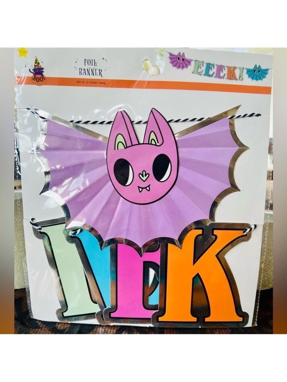 Hyde Eek Halloween Eeek Banner Foil - Picture 3 of 4